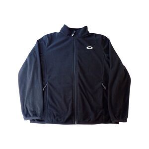 Oakley Women's Alpine Full Zip Sweatshirt Fleece Jacket Blackout FOA500465 Small